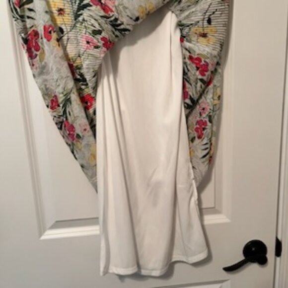 Allison Taylor Floral Pleated Midi Dress Women's Size 6- Sytle# LZY-Dress-C - Picture 3 of 11